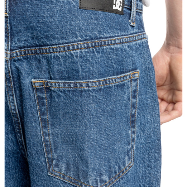 2026 DC Shoes Mens Worker Baggy Denim Pants ADYDP03093 - Stone Indigo